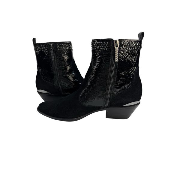 Donald J Pliner Jessiespol Western Couture Collection Ankle Boots Leather 7.5 - Picture 8 of 13